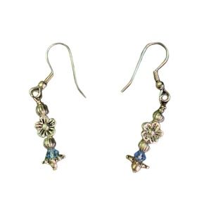 Handcrafted Silver Drop Earrings